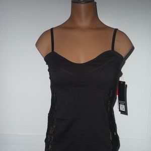 Black w/Lace Panels Cami